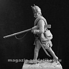 Сборная миниатюра из металла Русский мушкетер (или фузелер) гренадерских полков, 1797-1801 54 мм, Chronos miniatures