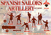 Солдатики из пластика Испанские моряки. Артиллерия, XVI-XVII вв.. (1:72) Red Box - фото