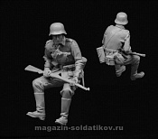 Сборные фигуры из смолы Немецкий солдат 1/35, Stalingrad - фото