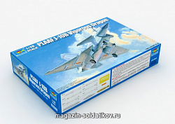 Сборная модель из пластика Самолёт J-10B «Энергичный дракон» (1:48) Трумпетер