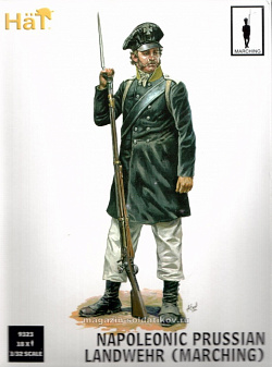 Солдатики из пластика Prussian Landwehr Marching (1:32), Hat