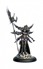 Сборная миниатюра из металла PIP 34037 Cryx Epic Warcaster Wraith Witch Deneghra BLI Warmachine - фото