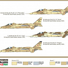 Сборная модель из пластика ИТ Военный самолет JAGUAR A Война в Заливе (1:72) Italeri