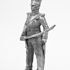 Миниатюра из олова 440 РТ Ратник конного полка Костромского ополчения 1813-14 гг. 54 мм, Ратник