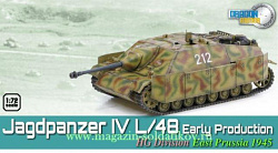 Масштабная модель в сборе и окраске Д Танк Jagdpanzer IV L/48 Early Production, HG Division, East Prussia 1945 (1/72) Dragon