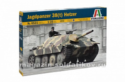 Сборная модель из пластика ИТ Самоходка Jagdpanzer 38(T) Hetzer (1/35) Italeri