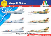Сборная модель из пластика ИТ Самолет MIRAGE III CJ ACES (1/48) Italeri - фото