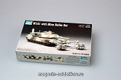 Сборная модель из пластика Танк M1A1 Abrams с минным тралом (1:72) Трумпетер - фото