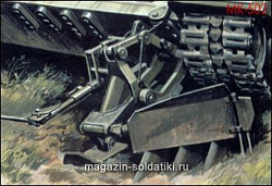 Сборная модель из пластика Минный трал для танков Т-55, Т-64, Т-80, Т-84 SKIF (1/35)