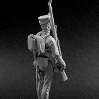Сборная миниатюра из металла Русский унтер-офицер армейской пехоты (или егерских полков), 54 мм, Chronos miniatures