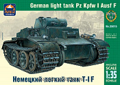 Сборная модель из пластика Немецкий легкий танк Т-I F (1/35) АРК моделс - фото