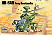 Сборная модель из пластика Вертолет «AH-64D Long Bow Apache» (1/72) Hobbyboss - фото