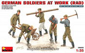 Сборные фигуры из пластика Немецкие солдаты за работой MiniArt (1/35) - фото