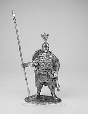Миниатюра из олова Русский воин, X век, 54 мм Новый век - фото