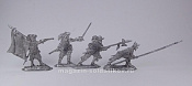 Фигурка из металла Набор солдатиков «Пешие испанцы» (пьютер), XVI век, 40 мм, Три богатыря - фото