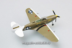 Масштабная модель в сборе и окраске Самолет Р-39Q «Аэрокобра» 1:72 Easy Model