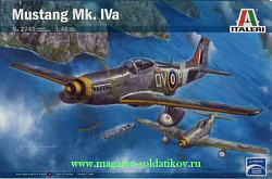 Сборная модель из пластика ИТ Самолет Mustang Mk.IVa (1/48) Italeri