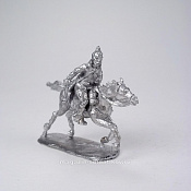 Сборные фигуры из металла Красный кавалерист в атаке 28 мм, Figures from Leon - фото