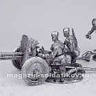 Миниатюра из олова Т05 РТ 45-мм противотанковая пушка, Ратник