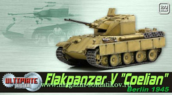 Масштабная модель в сборе и окраске Д Танк Flakpanzer V «Coelian» Berlin 1945 (1/72) Dragon