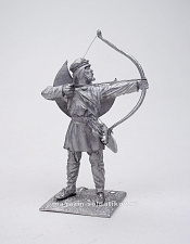 Миниатюра из олова Легкий персидский лучник (со щитом), 54 мм, Магазин Солдатики - фото