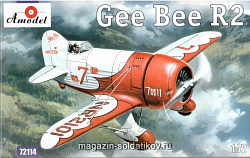 Сборная модель из пластика Gee Bee Super Sportster R2 спортивный самолет Amodel (1/72)