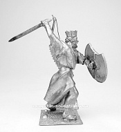 Миниатюра из олова Персидский воин с мечом, 54 мм, Магазин Солдатики - фото