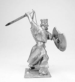 Миниатюра из олова Персидский воин с мечом, 54 мм, Магазин Солдатики