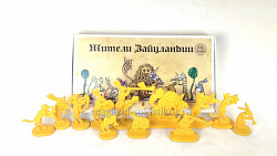 Солдатики из пластика Жители Зайцландии (12 шт, желтый), Солдатики ЛАД