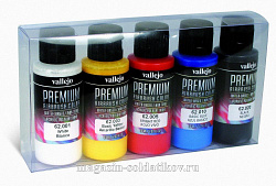 Набор кроющих красок 5х60 мл. Vallejo Premium