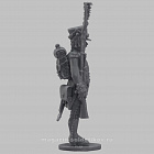 Сборная миниатюра из смолы Сержант-гренадер в кивере (на плечо) Франция 1807-1812 гг, 28 мм, Аванпост