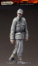Сборная миниатюра из смолы Пленный немец, 1/35, Stalingrad - фото
