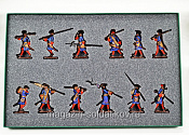 Миниатюра в росписи Семеновский полк, Армия Петра I, XVIII век, 1:32 - фото