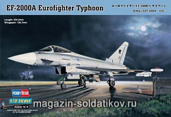 Сборная модель из пластика Самолет EF-200A Eurofighter Typhoon (1/72) Hobbyboss