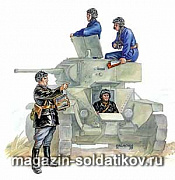 Сборные фигуры из пластика Советские танкисты (1/35) Звезда - фото
