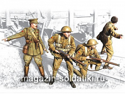 Сборные фигуры из пластика Британская пехота, 1917-1918 (1/35) ICM