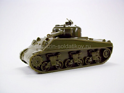 Солдатики из пластика American Sherman tank (green w/insignia), 1:32 ClassicToySoldiers