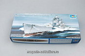 Сборная модель из пластика Крейсер «Адмирал Хиппер» 1940г. 1:700 Трумпетер - фото