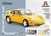 Сборная модель из пластика ИТ Автомобиль Porsche 911 Turbo (1/24) Italeri - фото