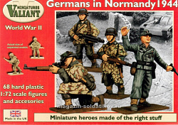 Солдатики из пластика Germans in Normandy 1944, 1:72, Valiant Miniatures