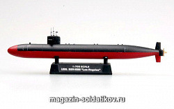 Масштабная модель в сборе и окраске Подводная лодка USS. SSN-688 «Лос Анжелес» 1:700 Easy Model