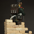 Сборная фигура из смолы SM 5428 Карабинер Ирландского легиона. 1808-1813, 54 мм, SOGA miniatures