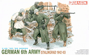 Сборные фигуры из пластика Д Немецкие солдаты 6-я армия под Сталинградом (1/35) Dragon - фото