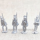 Сборные фигуры из металла Португальский легион Великой Армии на марше, 28 мм, Figures from Leon