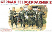 Сборные фигуры из пластика Д Солдаты German Feldgendarmerie (1/35) Dragon - фото
