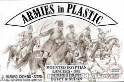 Конные египетские уланы. 1882 г., 1/32, Armies in plastic