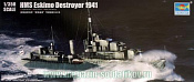 Сборная модель из пластика Корабль «HMS Esko Destroyer» 1941 г.,(1:350) Трумпетер - фото