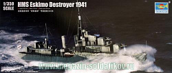 Сборная модель из пластика Корабль «HMS Esko Destroyer» 1941 г.,(1:350) Трумпетер