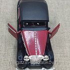 Mercedes-Benz 500K Cabriolet бордовый с черной крышей 1/43 Китай (700-198) (700-198)