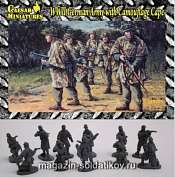 Солдатики из пластика Немецкая пехота в камуфляжных накидках (1/72) Caesar Miniatures - фото